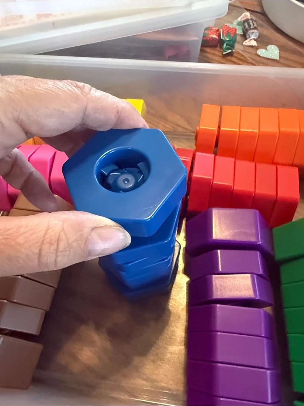 Colorful Blocks and Organizer - Multicolor